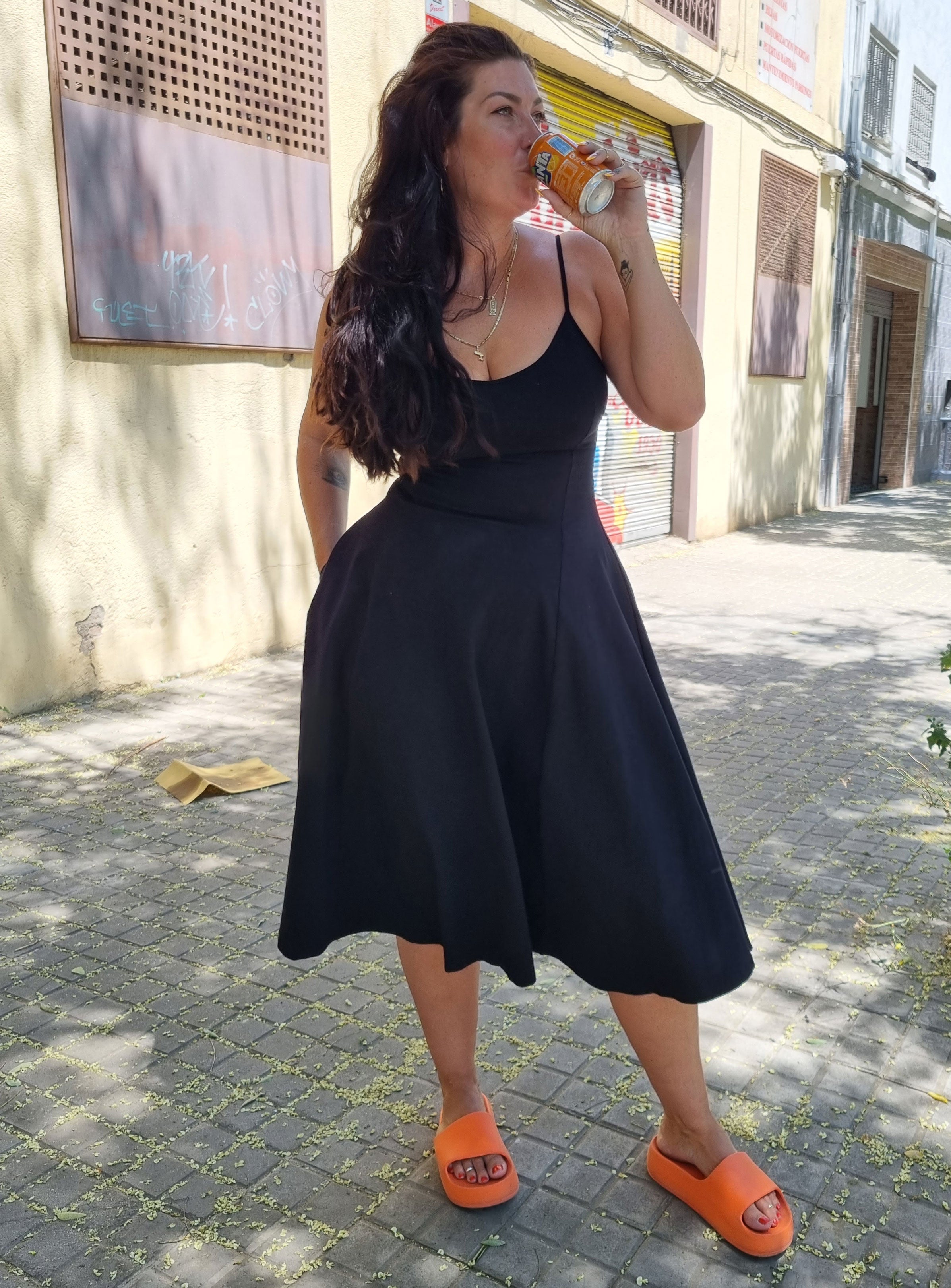 Rou midi fit 2024 & flare dress reformation