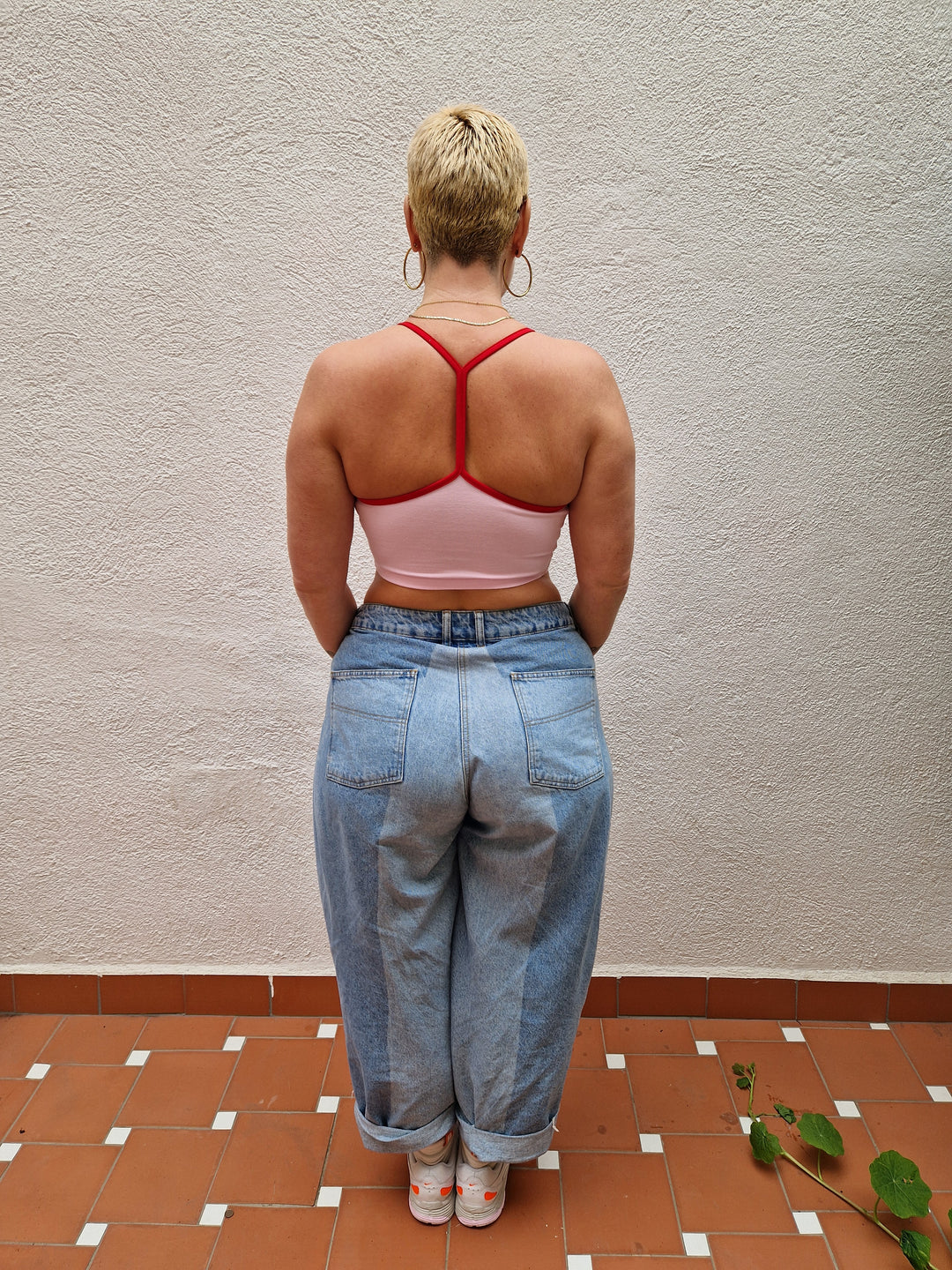 Valentines Crop Vest in Pink and Red for Love!