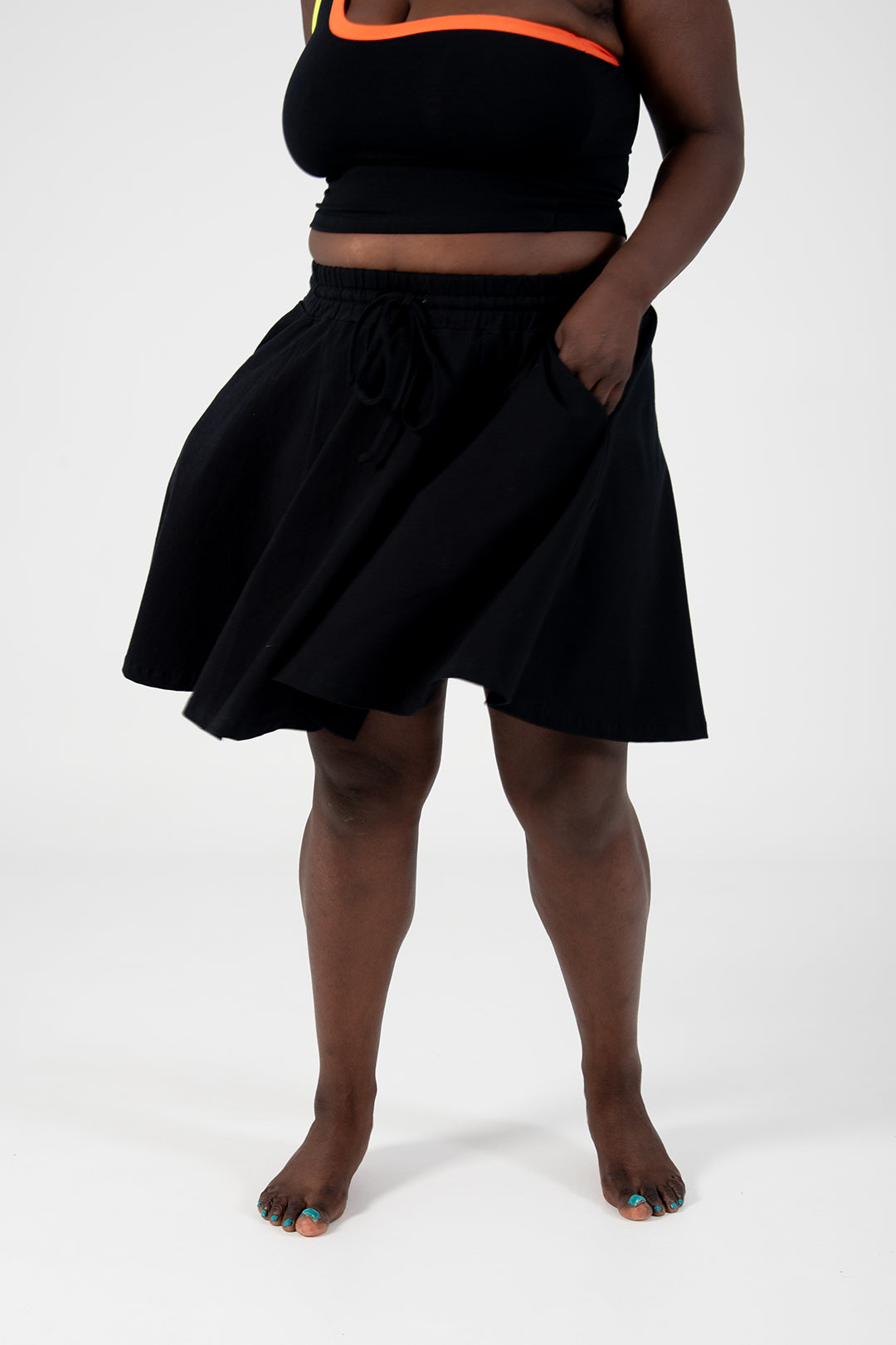 Circle Skirt in Black