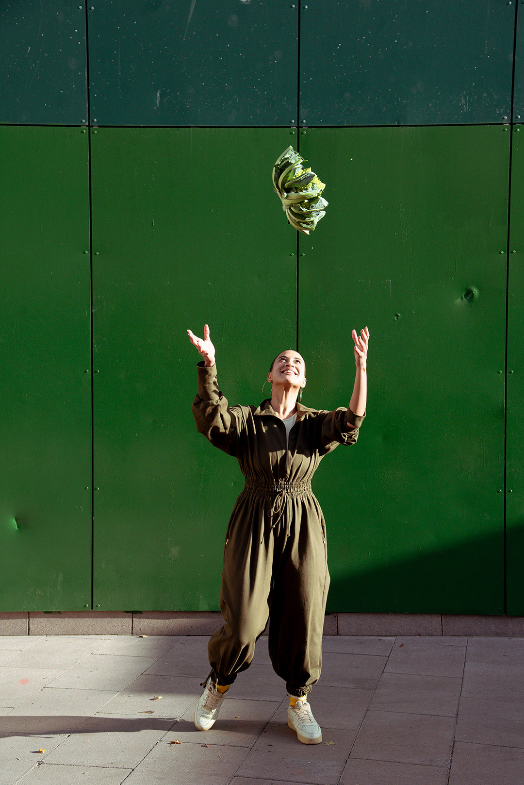 Boiler Suit Regular in Khaki Green