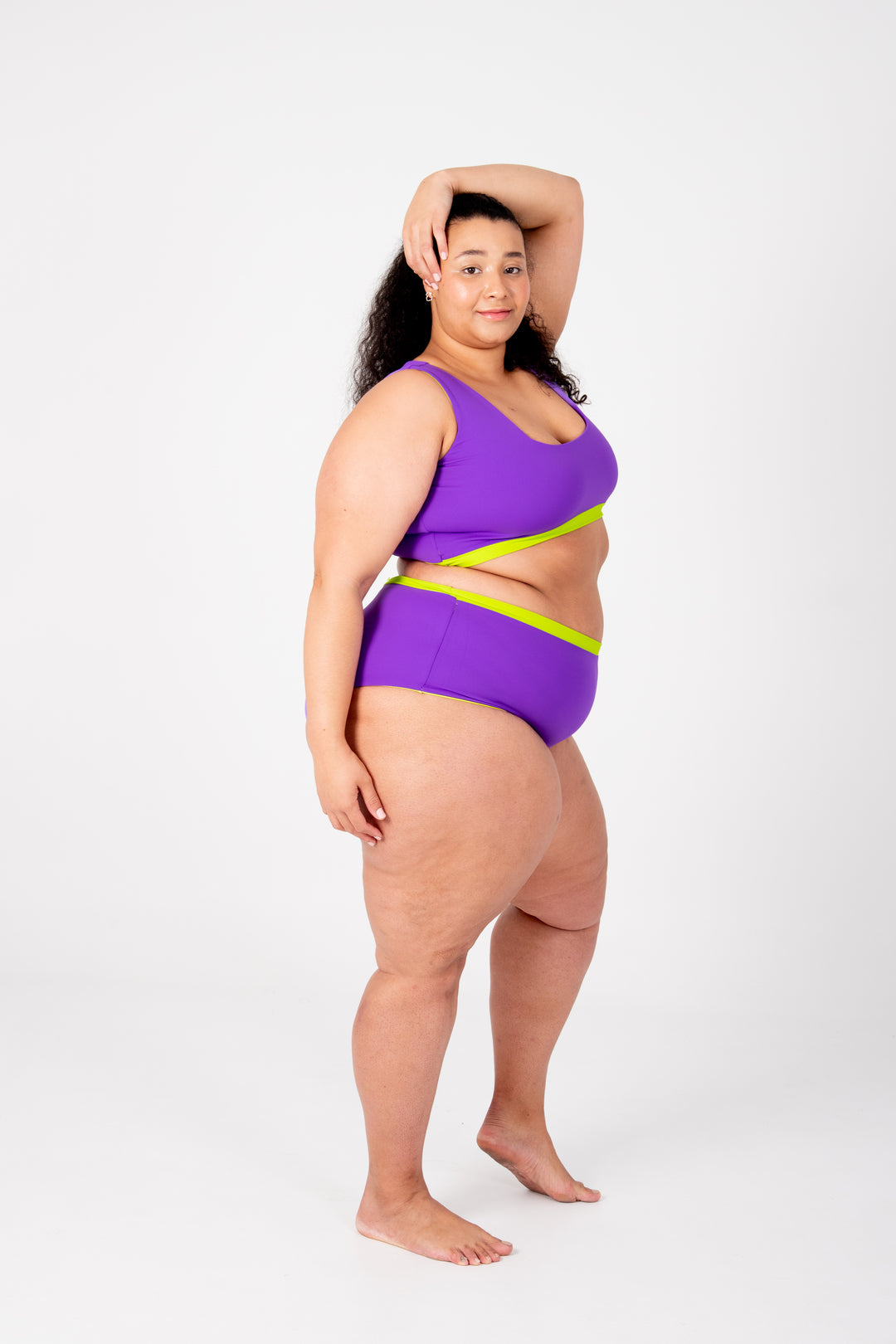 Got-You-Cover Reversible High Waist Regular In Grape And Apple Sours