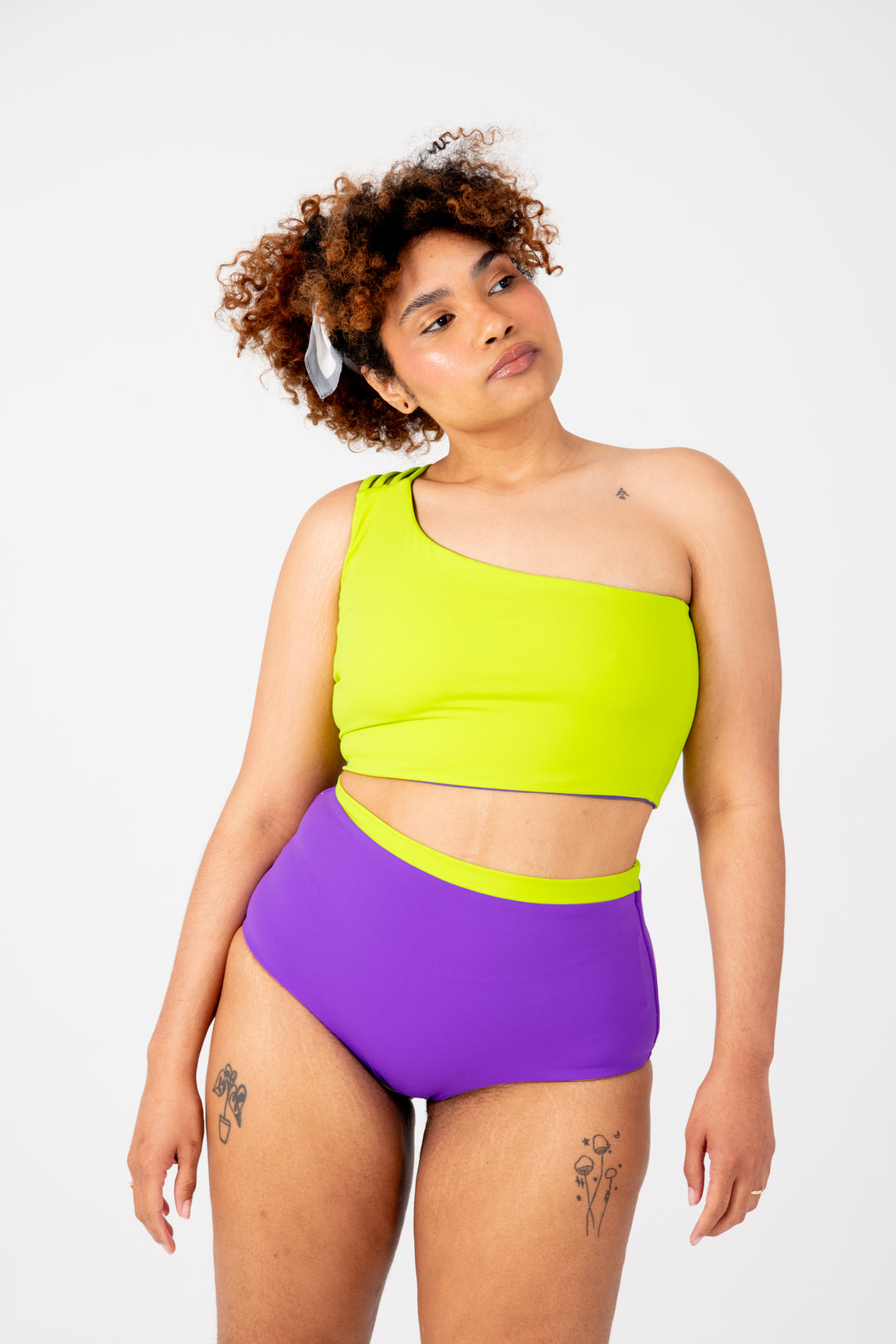 Got-You-Cover Reversible High Waist Regular In Grape And Apple Sours