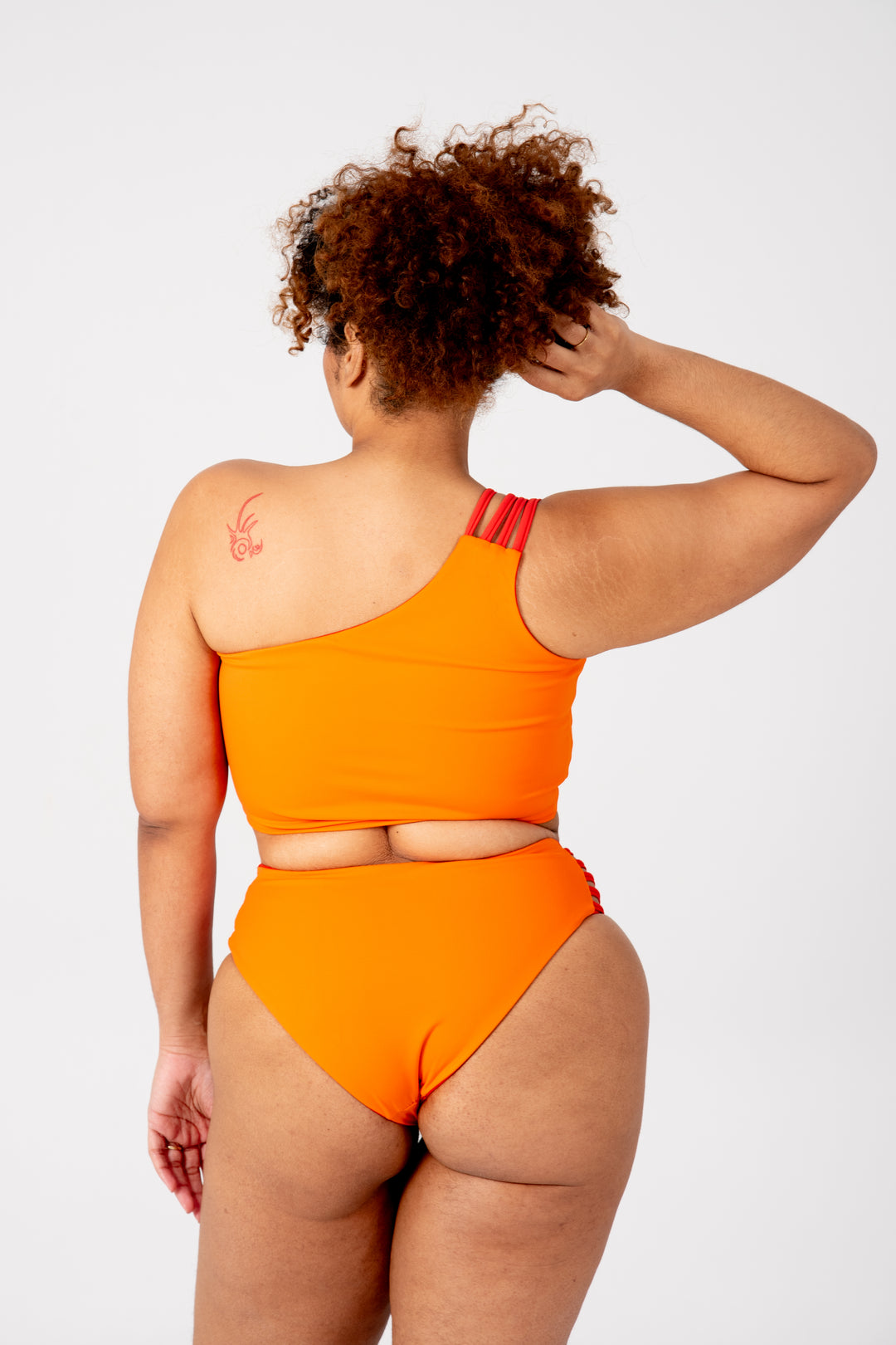 Cheeky Reversible High Waist Petite In All The Fire