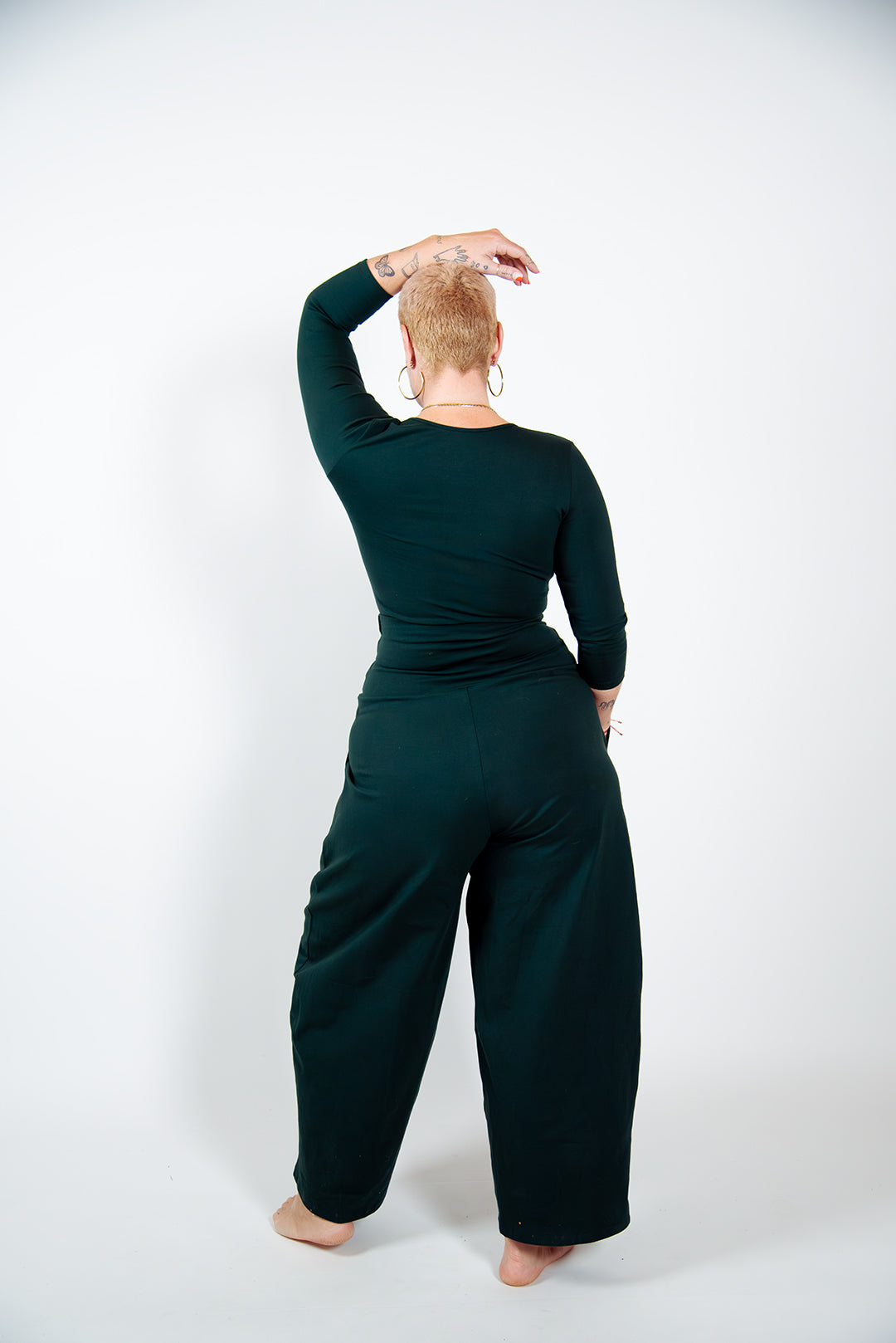 Puff Pants Tall in Forest Green