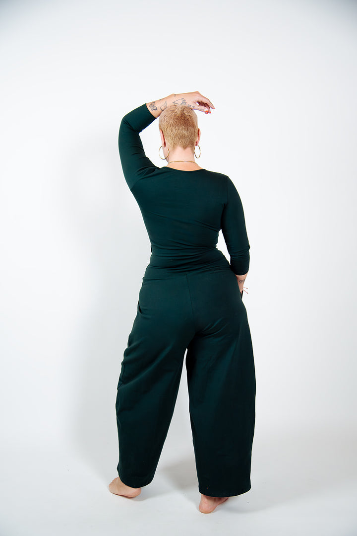 Puff Pants Tall in Forest Green